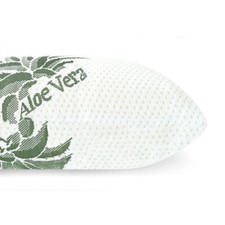 Orthopädisches Kopfkissen. 40 x 80cm Visco-Gelschaum Premium ALOE VERA Bezug