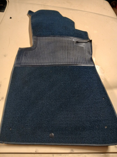 Fahrer teppich schlinge blau - schlinge,