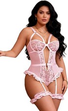 ohyeahlady Damen Spitzenbody