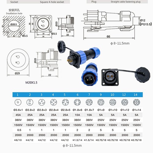 Verbinder stecker ip68 - verbinder,