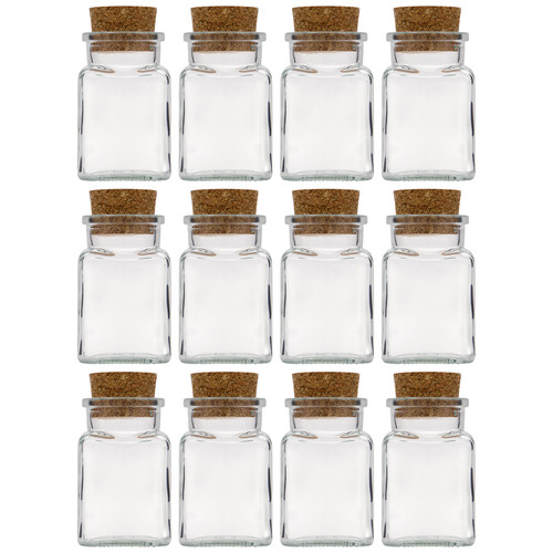 12x 150ml korkenglas klarglas - 150ml,
