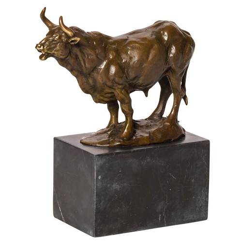 Bronzeskulptur stier bulle - bronzeskulptur,