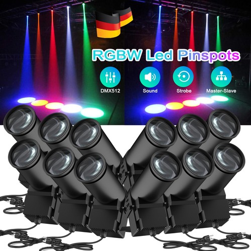 12x rgbw led - punktstrahler, 30w