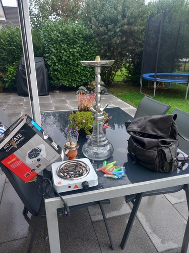 Amy shisha edelstahl glas - amy,