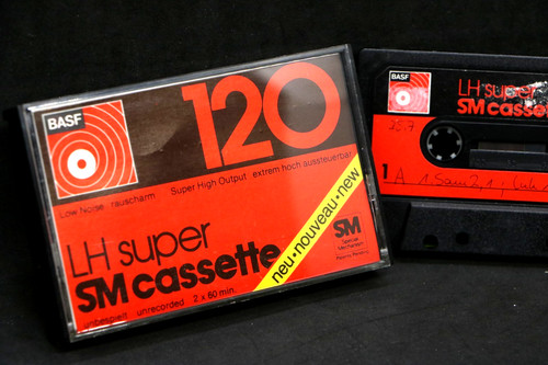 Kassette basf super 120 - mc, lh