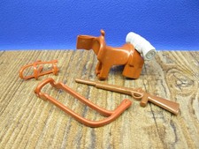 Westernsattel, Gewehr & Zaumzeug Western Nord Süd Staatler ACW Playmobil PF631