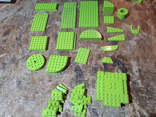 Lego platten flach lime - lego,