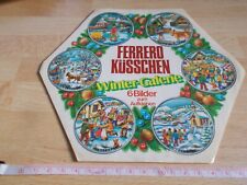 Brett mit 6 Aufklebern FERRERO KÜSSCHEN - 1979