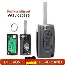 433Mhz Funk Schlüssel VA2 CE0536 Für Citroen C2 C3 C4 Picasso Berlingo Peugeot