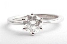Brillant diamant solitär ring - brillant,