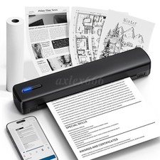 8.5x11'' Mobiler Drucker A4 für Unterwegs Bluetooth Kleiner Thermodrucker DE