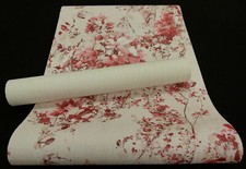 37816-)  Vliestapete "Attractive" Landhaus Blumen Design rot beige