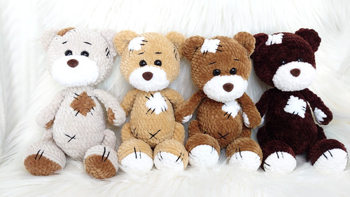 Amigurumi teddybär - amigurumi,