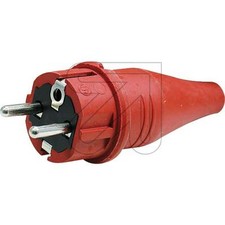 ABL Gummi-Stecker 250V/16A rot