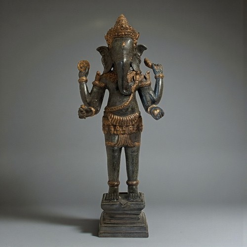 Ganesha bronze statue khmer - ganesha,