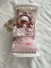 Puppenbettwäsche Nostalgie Puppendecke Puppenwagen Bettwäsche Decke Kissen