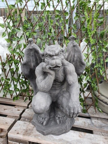 Gartenfigur gargoyle - gartenfigur,
