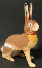 Alter 37cm großer Pappmaschee Hase Hasen Osterhasen Ostern Masse Pappmache Pappe