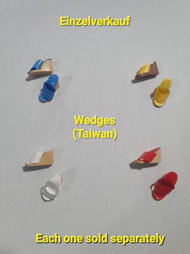 Paar wedges keil schuhe - wedges,