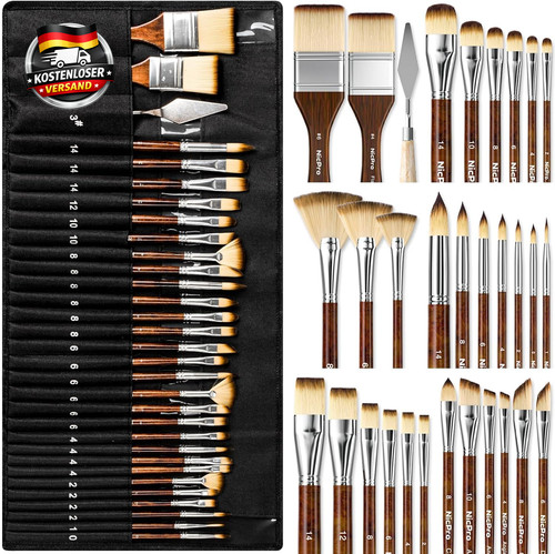 Künstlerpinsel set - künstlerpinsel-set, in
