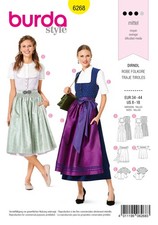 Schnittmuster dirndl burda - schnittmuster,
