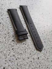 Uhren Armband orig. Longines Leder schwarz L682123750 20mm / Standardlänge