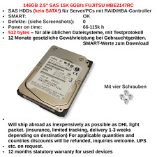 HDD 146 GB 2,5" SAS 6G 15k FUJITSU MBE2147RC SFF 66-115k