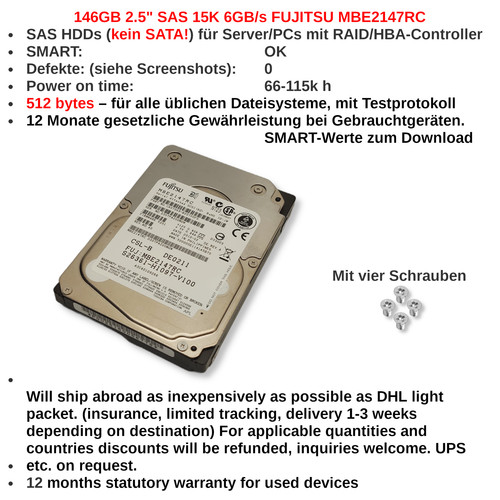 Hdd 146 sas - 146, 6g