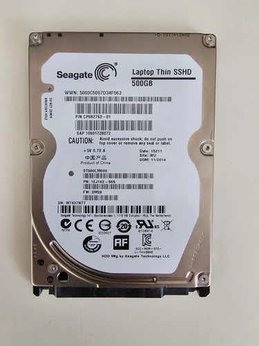 Seagate laptop thin sshd - laptop, 500gb