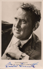 Autogrammkarte - Gustav Knuth