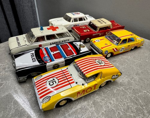 Vintage 6er set spielzeugautos - vintage,