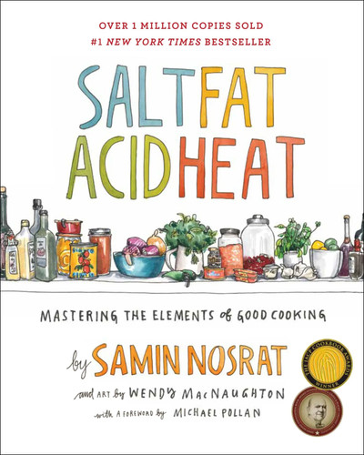 Salt fat acid heat - acid,,