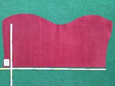 Lederhaut Rindsleder rot