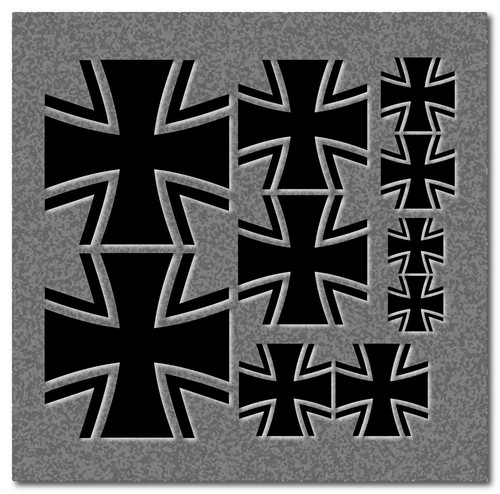 10x aufkleber bundeswehr - aufkleber,