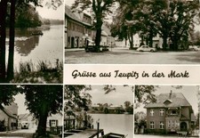 Teupitz Seepartie Dorfplatz Bootssteg Wohnhaus