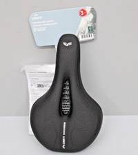 CRIVIT Fahrradsattel Memory Foam Trekking Maße 25 x 21 x 10 cm Schwarz  NEU