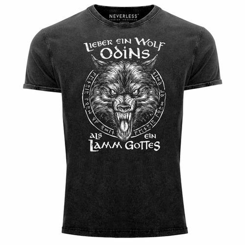 Herren vintage shirt spruch - shirt,