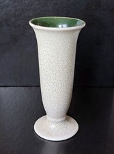Vase Keramik Craquele Glasur H 15 cm  Germany 362/15 - Mid Century - Fuß geklebt