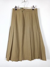 Rock - Damen - Lang - "Helene Strasser" - Größe: 40 - Länge: 75cm - Olivgrün