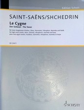 Le Cygne (Der Schwan) - für Singstimme (Violine, Oboe, Klarinette), Vibraphon (a