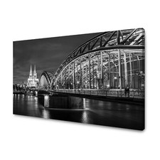 CANVAS Leinwandbilder XL Wandbilder Kunstdruck Köln Deutschland schwarz und weiß