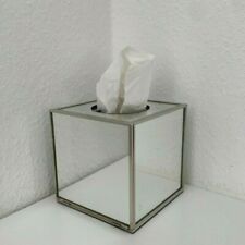 Kosmetiktücherbox Taschentuchspender Tücherbox verspiegelt klein 