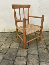 Kinderstuhl Buche Binsengeflecht Binsen Stuhl chair Kinderzimmer