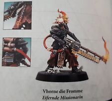 Pious Vhorne die Fromme Eifernde Missionarin Warhammer 40k Blackstone Fortress