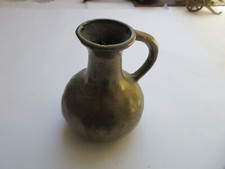 Heavy old brass jug, jug, vase