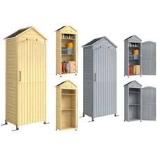 Outsunny Gartenschrank Holz