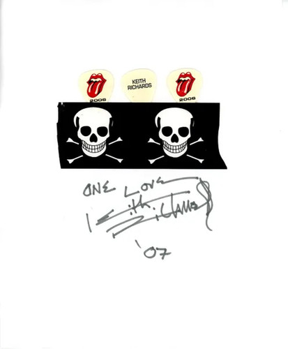 Keith richards autograph - autograph, with