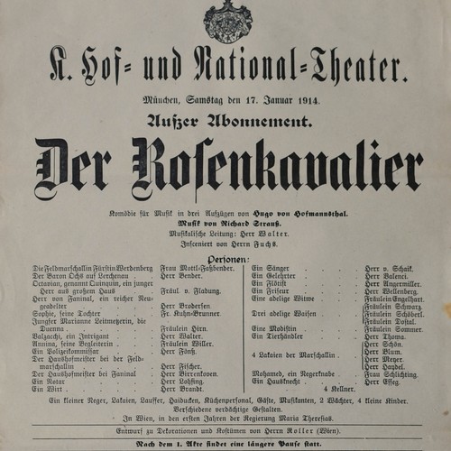 Theaterzettel münchen - theaterzettel,