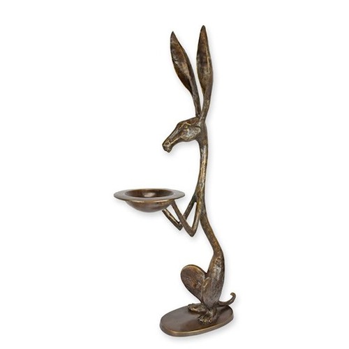 Bronze skulptur hase mit - skulptur,