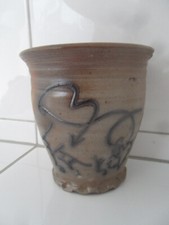 Wandblumentopf Hängetopf getöpfert braun Garten Balkon